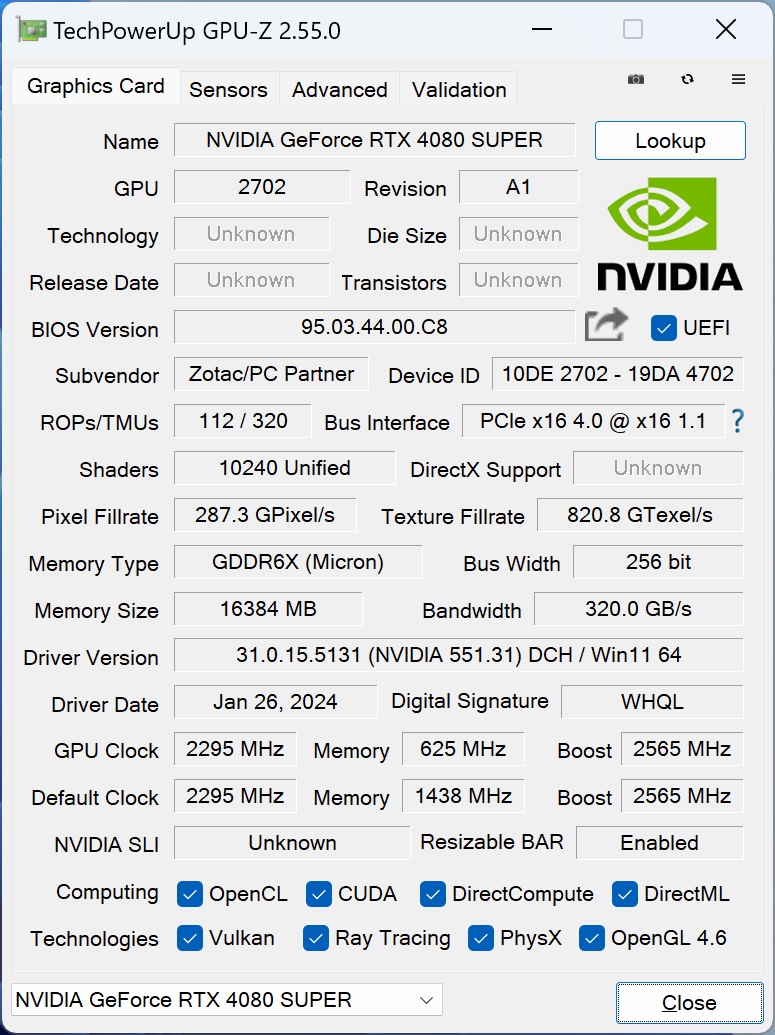 解禁日首测!索泰RTX 4080 SUPER-16GB TRINITY OC月白显卡 - 第2张 - 智趣东西 解禁日首测!索泰RTX 4080 SUPER-16GB TRINITY OC月白显卡 - 第2张