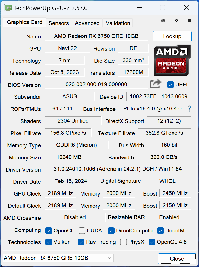 新价2049 无惧RTX 4060!坐稳甜点C位的RX 6750 GRE 10GB有多香? - 第2张 - 智趣东西 新价2049 无惧RTX 4060!坐稳甜点C位的RX 6750 GRE 10GB有多香? - 第2张