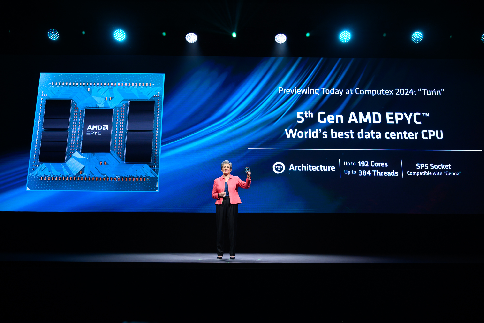 AMD 在 Computex 2024 上以全新的 AMD锐龙和 EPYC 处理器扩大其在数据中心和个人电脑领域的AI 和高性能计算领先地位 - 第2张 - 智趣东西 AMD 在 Computex 2024 上以全新的 AMD锐龙和 EPYC 处理器扩大其在数据中心和个人电脑领域的AI 和高性能计算领先地位 - 第2张