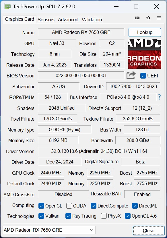 再胜RTX 4060!2K价位新甜点 AMD Radeon RX 7650 GRE首测! - 第9张 - 智趣东西 再胜RTX 4060!2K价位新甜点 AMD Radeon RX 7650 GRE首测! - 第9张