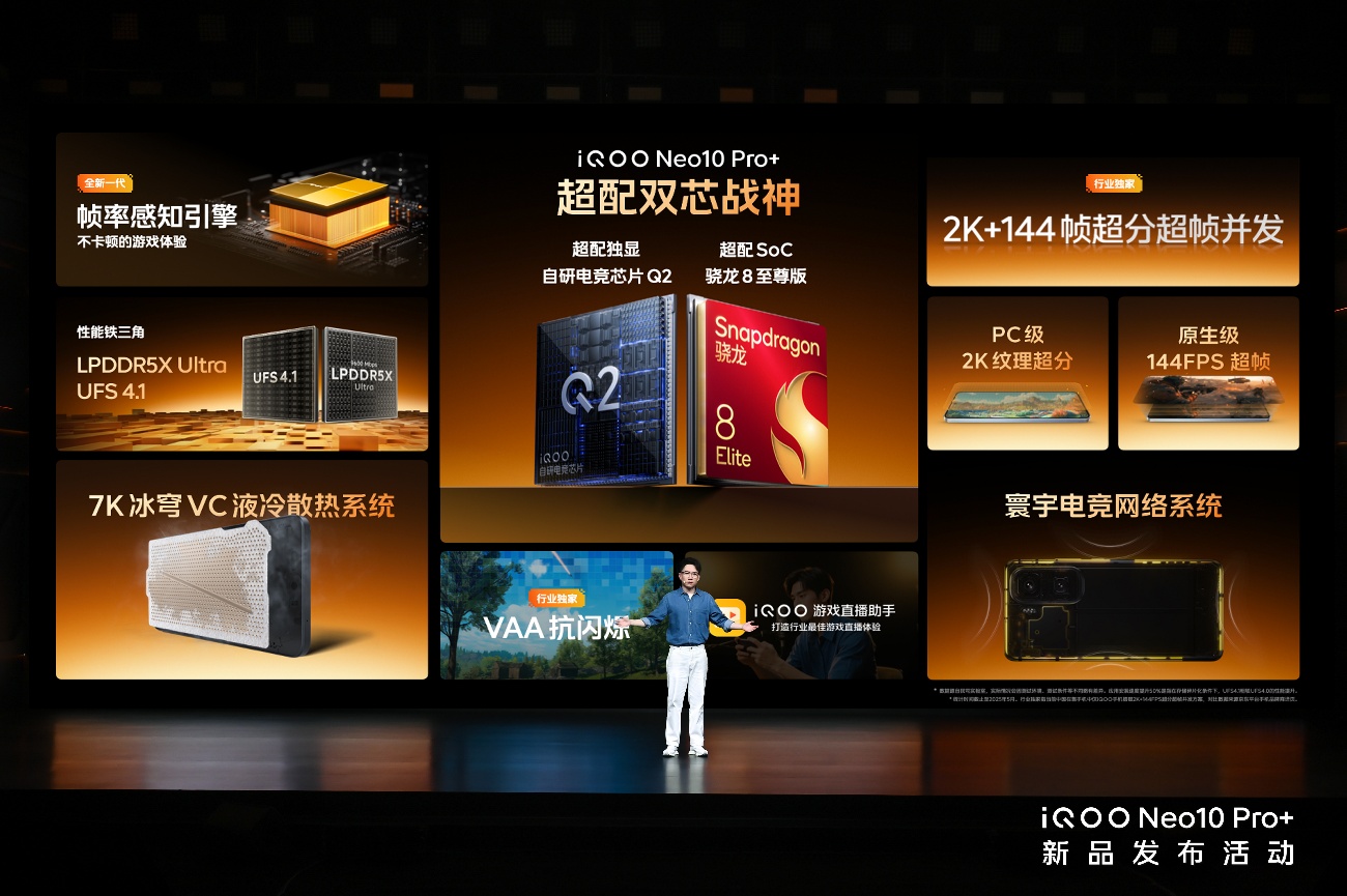 2K屏骁龙双芯旗舰 “超配双芯战神”iQOO Neo10 Pro+发布 - 第2张 - 智趣东西 2K屏骁龙双芯旗舰 “超配双芯战神”iQOO Neo10 Pro+发布 - 第2张