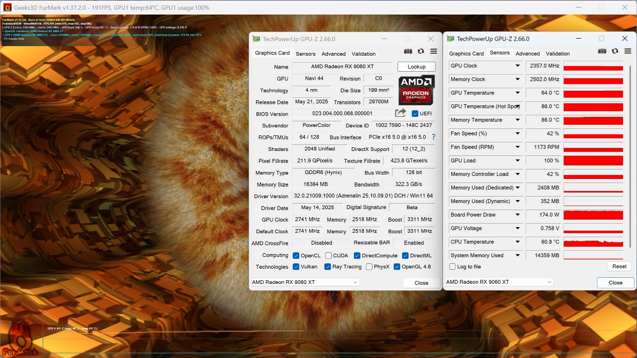 生产力性能4倍领先RTX 5060 Ti,AMD Radeon RX 9060 XT系列显卡首发评测 - 第39张 - 智趣东西 生产力性能4倍领先RTX 5060 Ti,AMD Radeon RX 9060 XT系列显卡首发评测 - 第39张