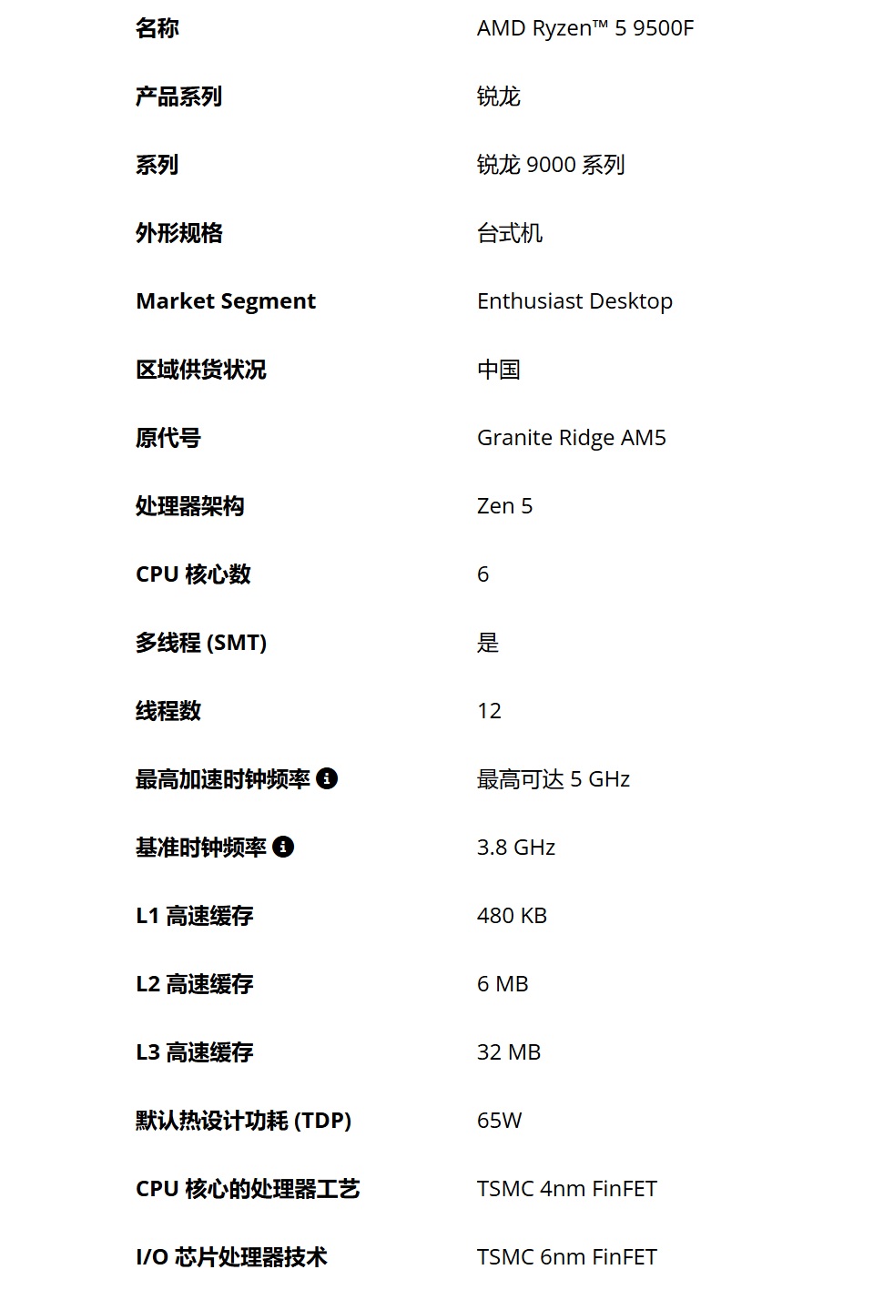 定价1299元!馋哭全球的AMD锐龙5 9500F来了,这些事得注意! - 第4张 - 智趣东西 定价1299元!馋哭全球的AMD锐龙5 9500F来了,这些事得注意! - 第4张