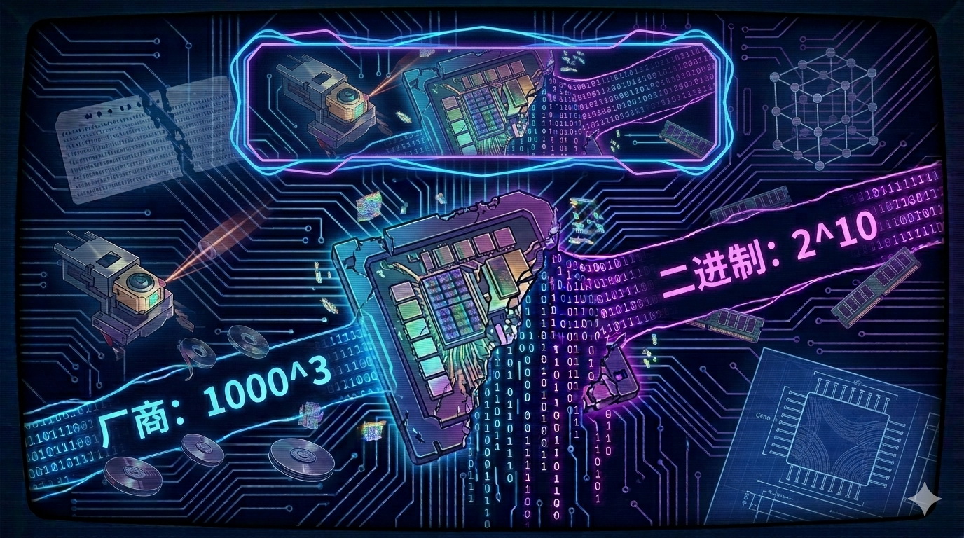 硬盘缩水、网速打折 明明没被坑，为何这些数字总在骗你？ - 第1张