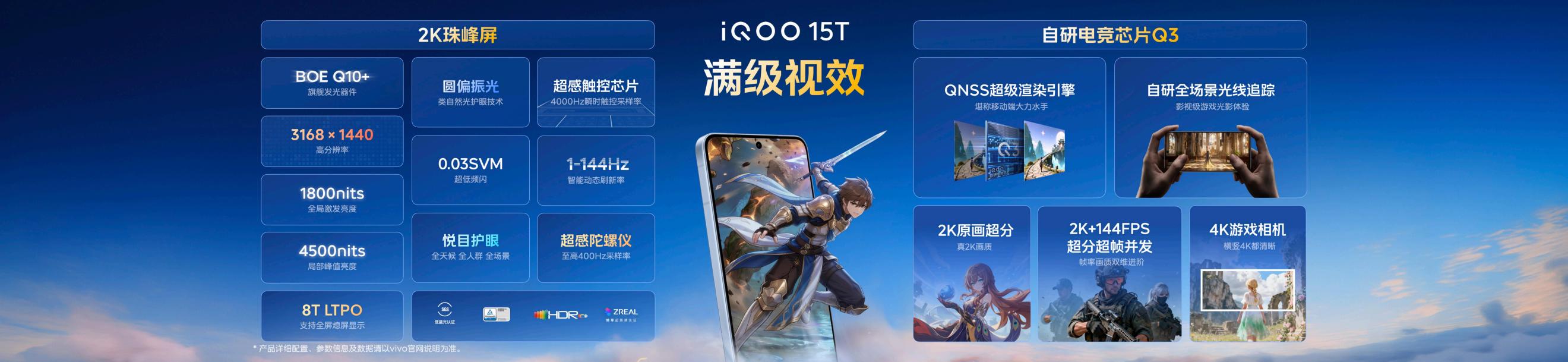 旗舰性能 直上青云！iQOO15T 3799元起正式发布 - 第13张