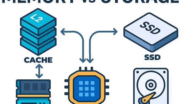 内存硬盘和缓存 为什么电脑需要数据蓄水池？
