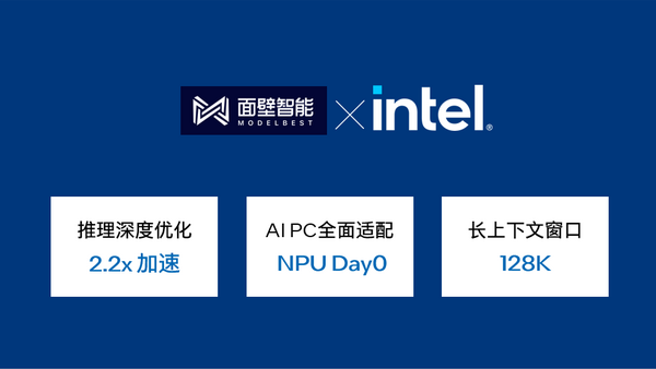 AI PC时代加速：面壁智能端侧大模型适配酷睿Ultra，效率提升220%