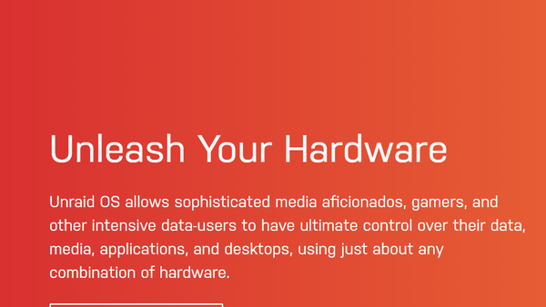 全能系统 来试试UNRAID吧！